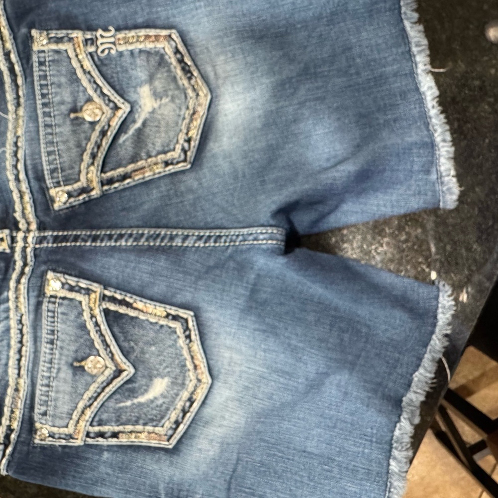 Women's Blue Denim Shorts